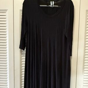 Moon Collection Black Long Sleeve Dress
